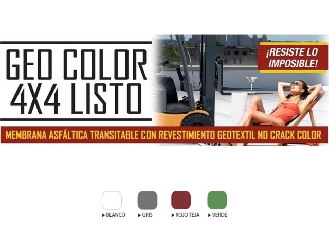 Membrana Transitable Geo Color 4x4 Listo